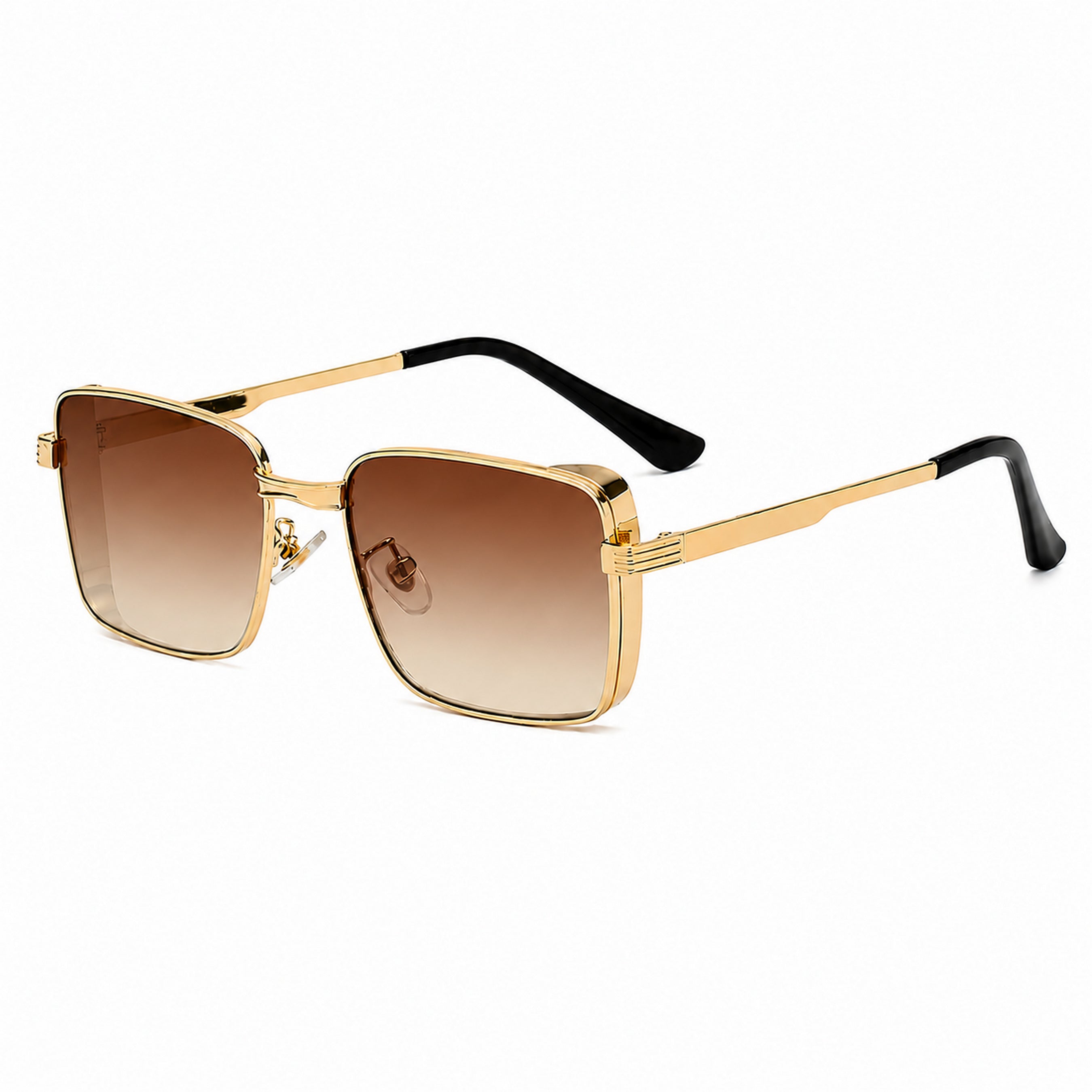 Dervin UV Protected Retro REctangular Sunglasses For Men & Women