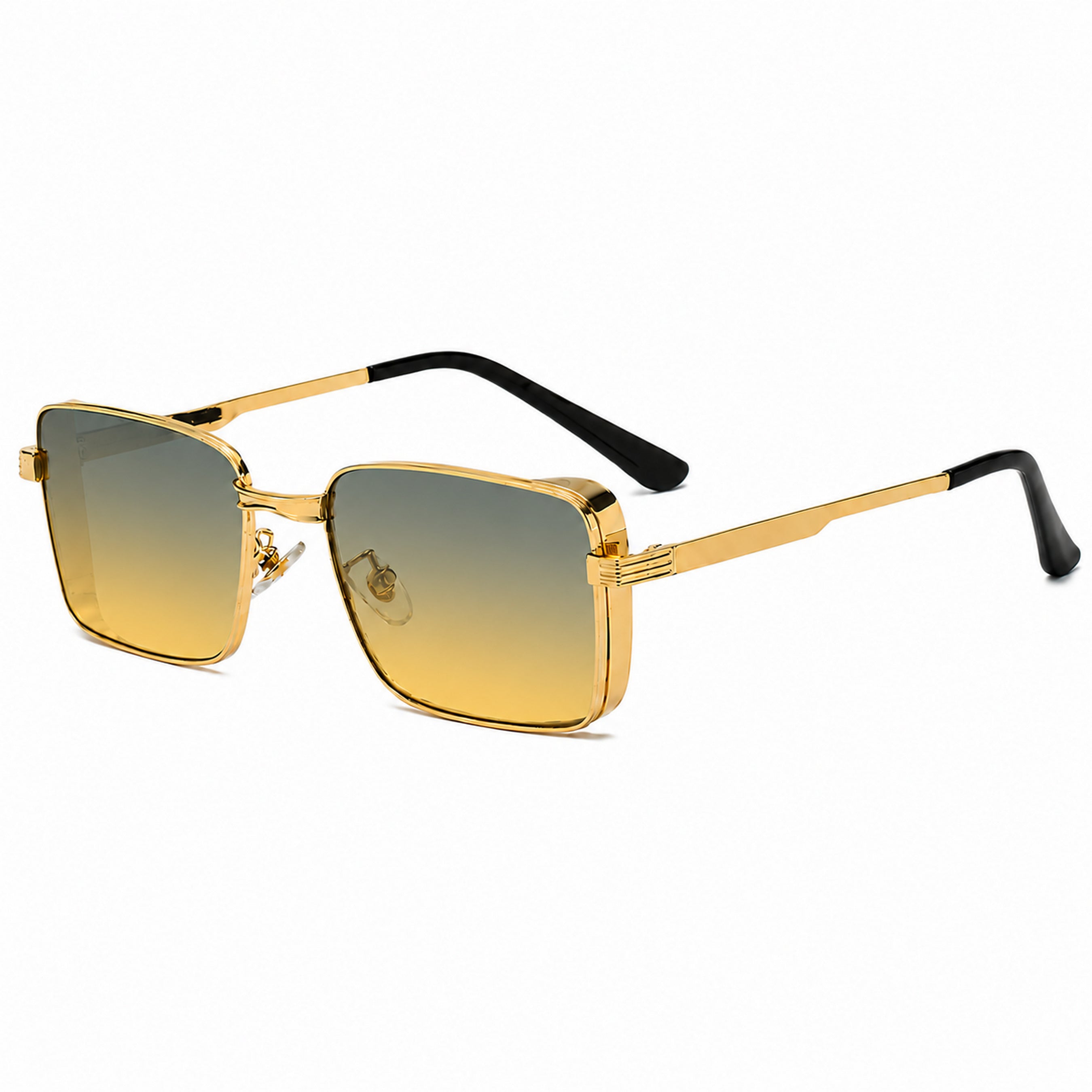 Dervin UV Protected Retro REctangular Sunglasses For Men & Women