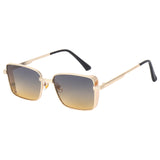 Dervin UV Protected Retro REctangular Sunglasses For Men & Women