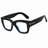 Dervin UV Protected Thick Square Sunglasses for Men and Women (Black)