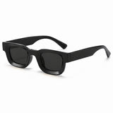 Dervin UV Protected Square Sunglasses for Men and Women (Black)