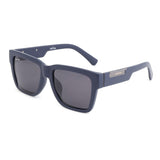 Dervin UV Protection Polarized Oversized Square Sunglasses for Men and Women (Black-Black)