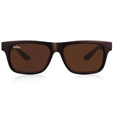 Dervin UV Protection Polarized Rectangular Sunglasses for Men and Women | Shades for Men & Women