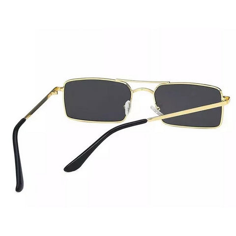 Dervin Ultra Light UV 400 Rectangular Sunglasses for Men & Women (Black) - Dervin