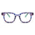 Dervin Blue Light Blocking Computer Glasses Gaming Filter Transparent Square Eyeglasses for Eye Protection Men and Women, Tablet/Laptop/Mobile/TV, Anti-blue & Anti eyestrain