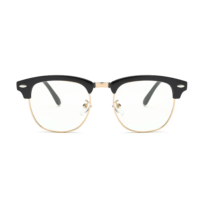 Dervin Blue Light Blocking Blue Cut Zero Power anti-glare Square Eyeglasses, Frame for Eye Protection from UV by Computer/Tablet/Laptop/Mobile - Dervin
