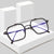 Dervin Blue Light Blocking Glasses Gaming Filter Transparent Hexagon Eyeglasses for Eye Protection Men Women, Computer/Tablet/Laptop/Mobile/TV, Anti-blue & Anti eyestrain - Dervin