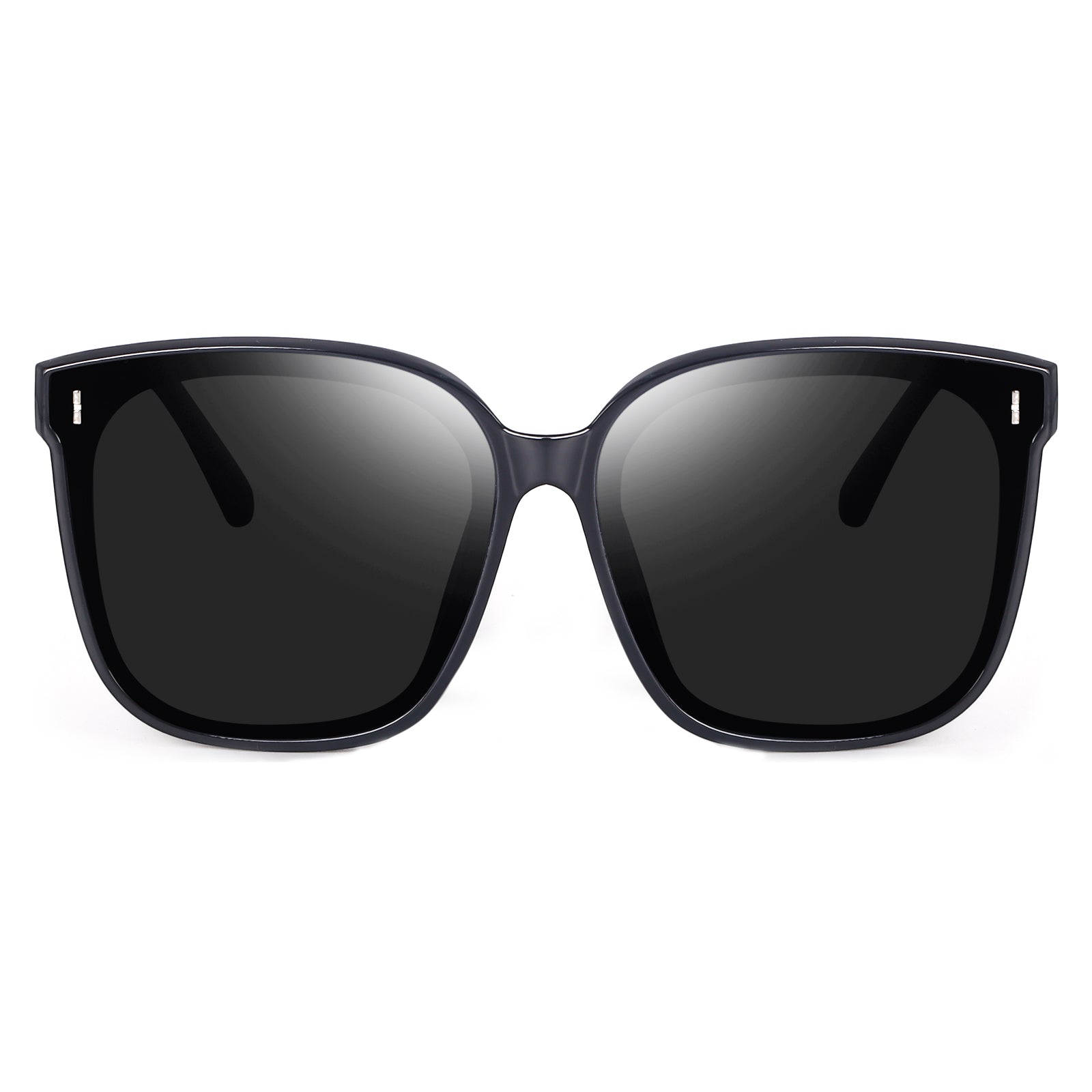 Dervin Oversized Square Frame Cute Trendy Classic Simple Women Sunglasses