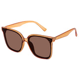 Dervin Retro Oversized Square Trendy Classic Sunglasses Shades for Women