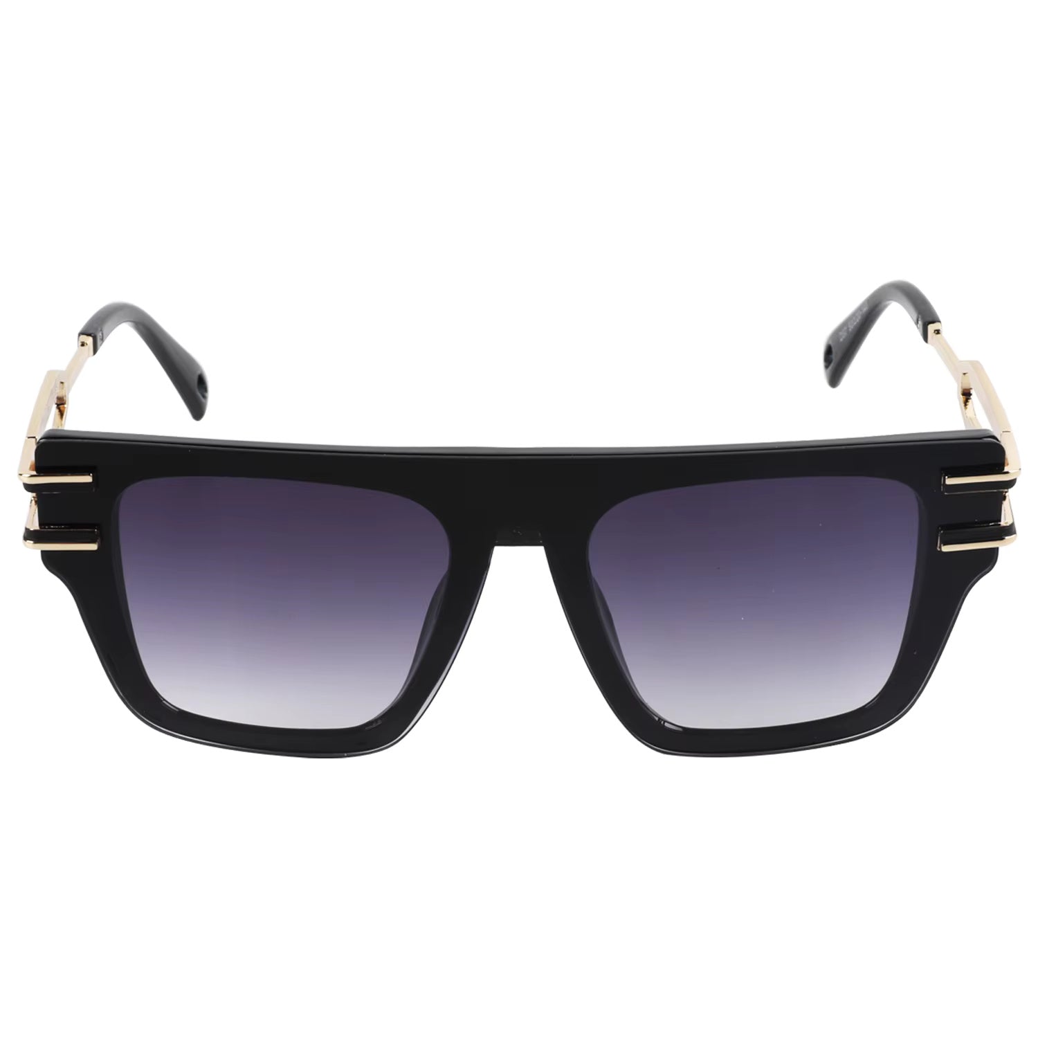Dervin UV Protected Square Sunglasses for Men & Women (Black)