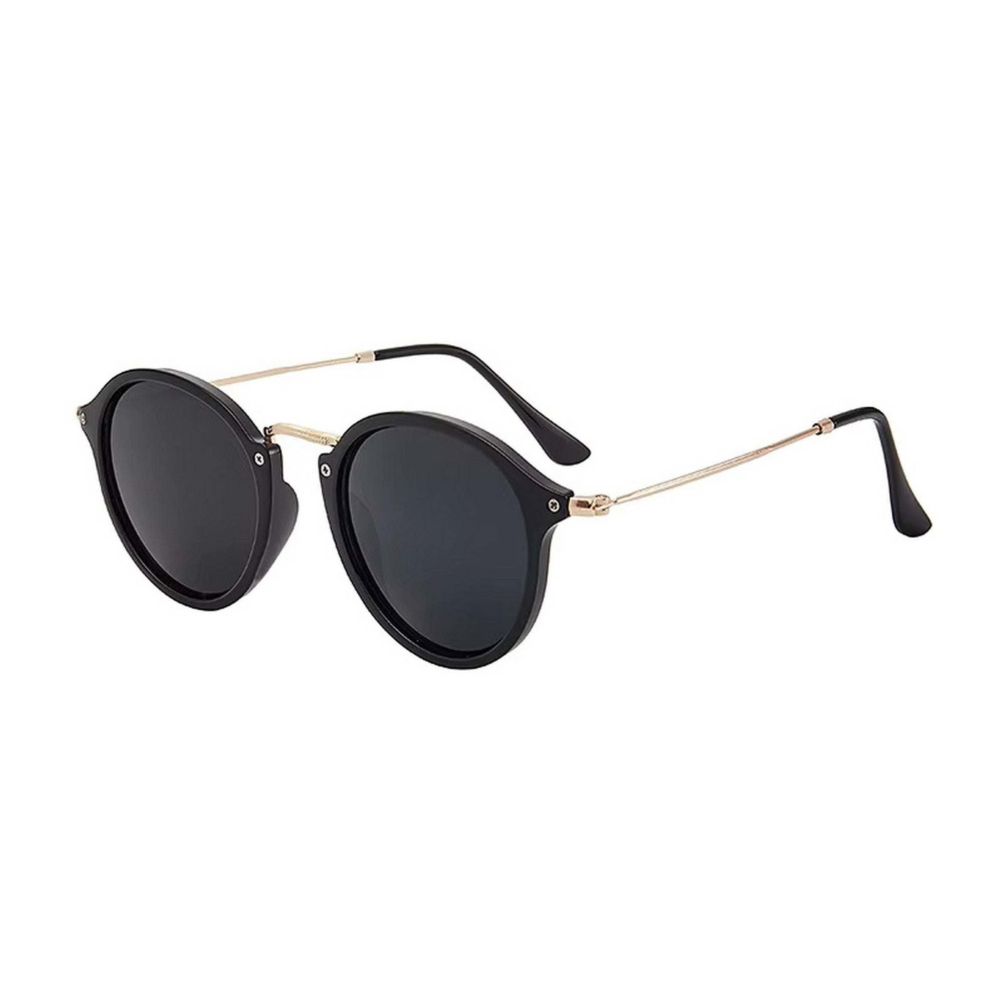 Dervin UV-Protected Round Fashion Sunglasses for Women – Stylish Eyewear Frame