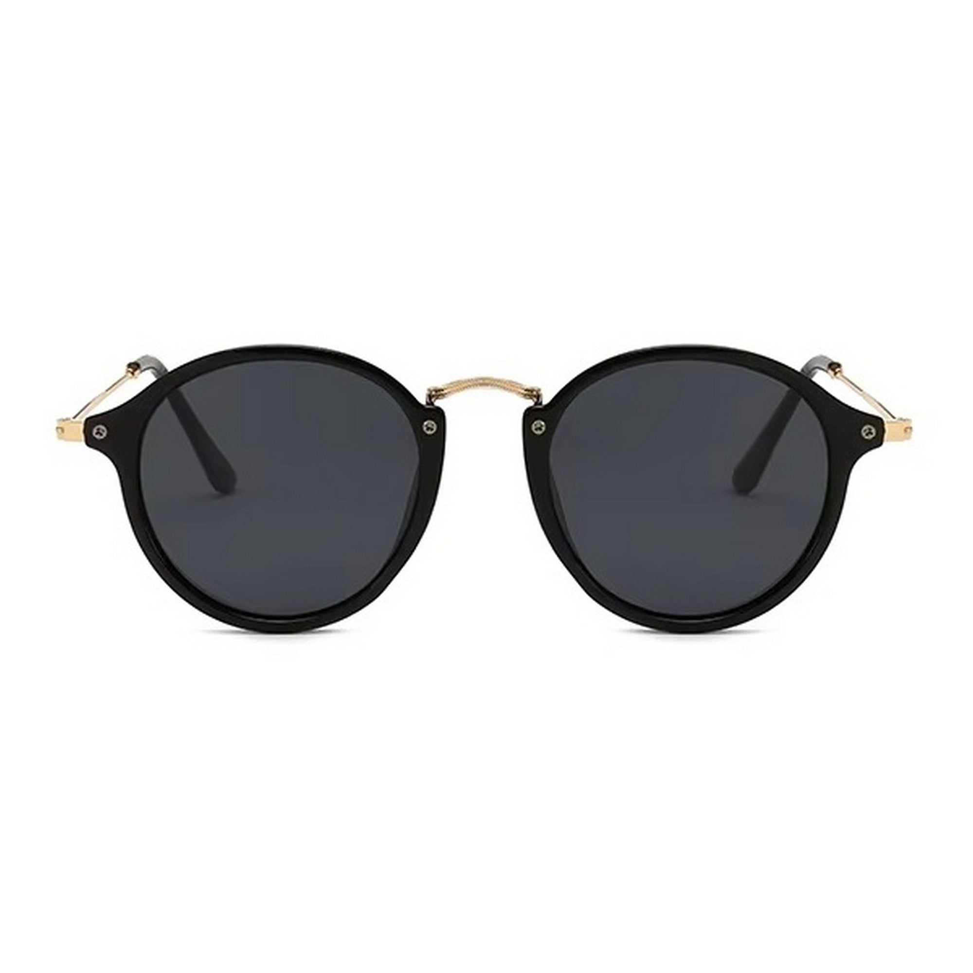 Dervin UV-Protected Round Fashion Sunglasses for Women – Stylish Eyewear Frame