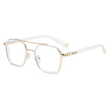 Dervin Zero Power Computer Bluelight Blocking Glasses For Men and Women | Blue Cut Computer Glasses | Anti Glare, Lightweight & Blocks Harmful Rays | Full Rim Square Glasses