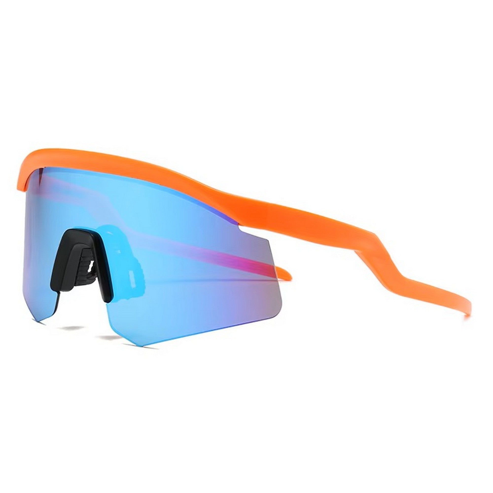 Dervin Non Polarized Oversized Sports Sunglasses for Men Women, Outdoor Cricket Cycling Hiking Fishing Sunglasses