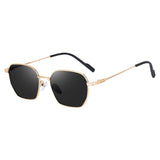 Dervin UV Protected Retro Hexagonal Sunglasses for Men & Women