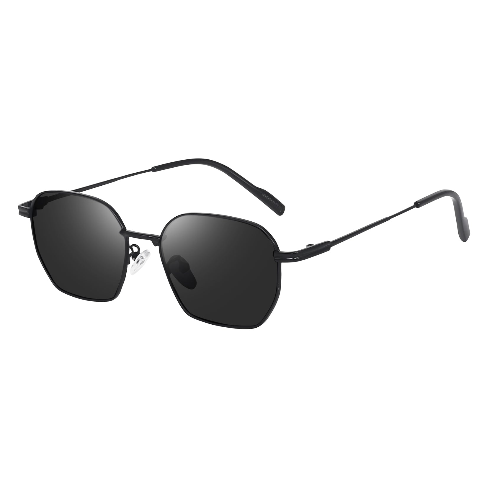 Dervin UV Protected Retro Hexagonal Sunglasses for Men & Women