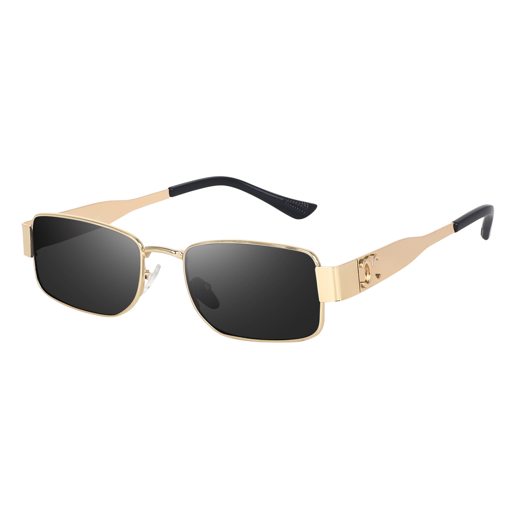 Dervin UV Protected Concave Shape Rectangular Sunglasses for Men and Women