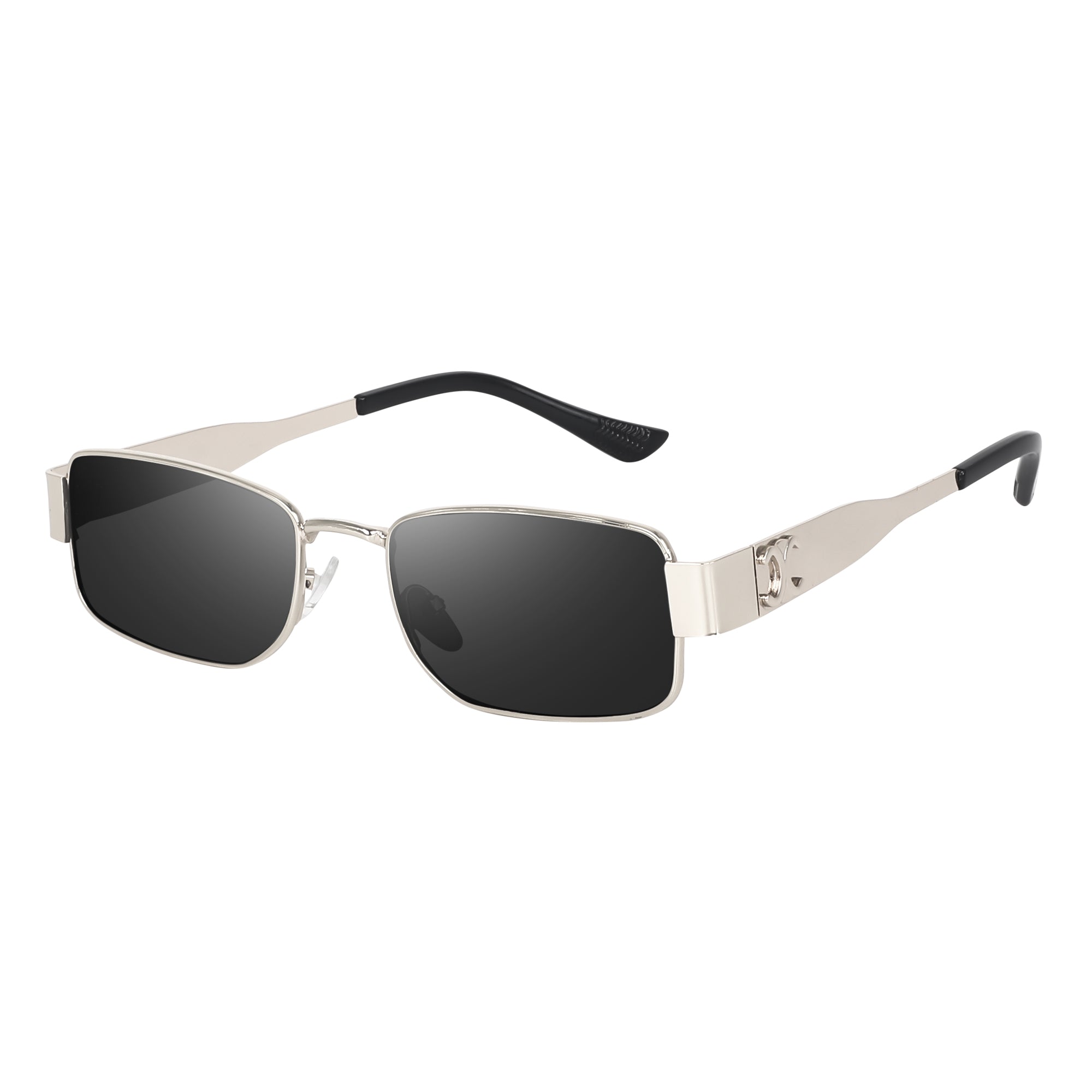 Dervin UV Protected Concave Shape Rectangular Sunglasses for Men and Women