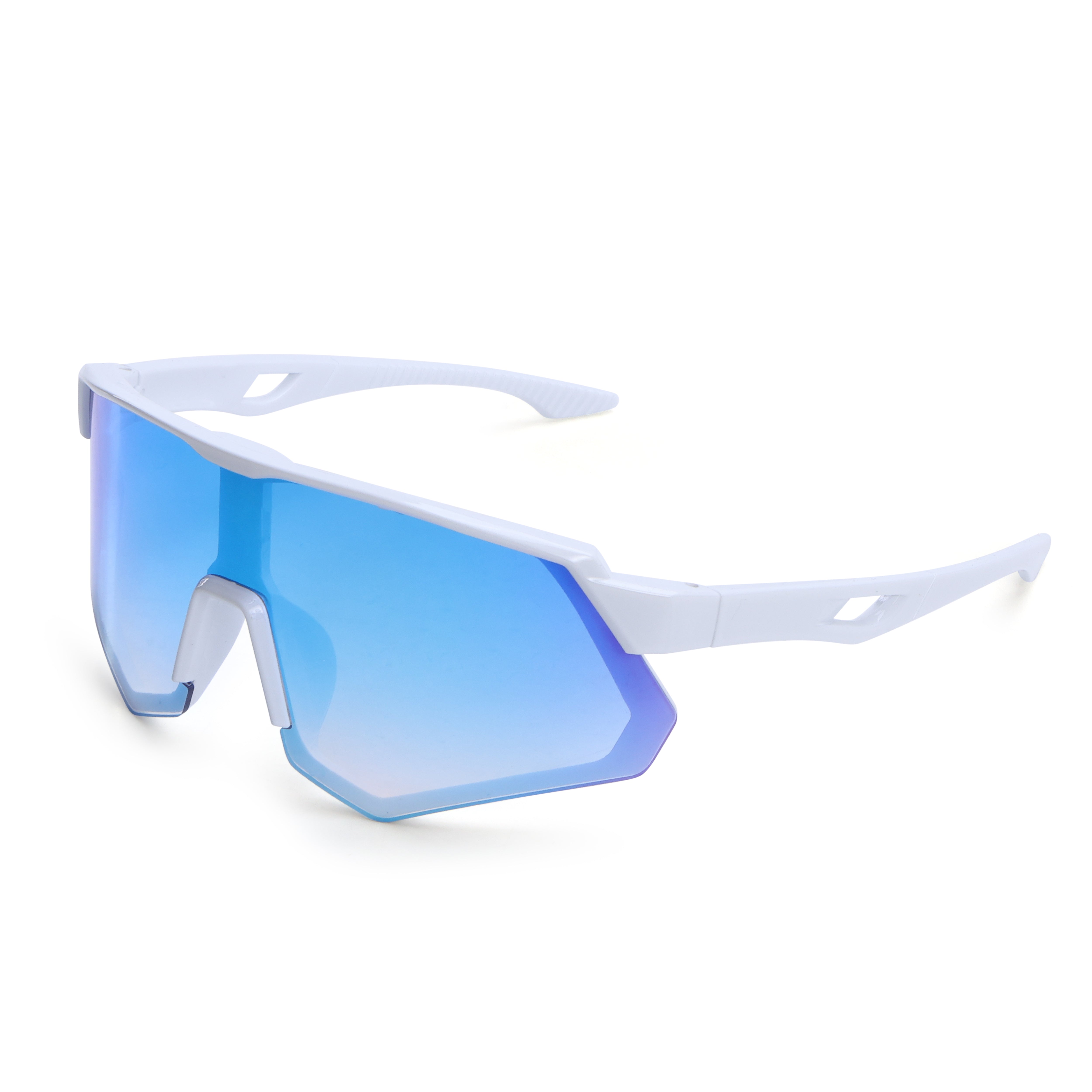 Dervin One Piece Shield Sports Oversized Visor Non Polarized Sunglasses for Men Women, Outdoor Cricket Cycling Hiking Fishing Sunglasses