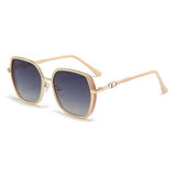 Dervin UV Protected Oversized Sunglasses for Women (Black)
