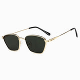 Dervin UV Protected Square Party Sunglasses for Men and Women (Silver-Black)