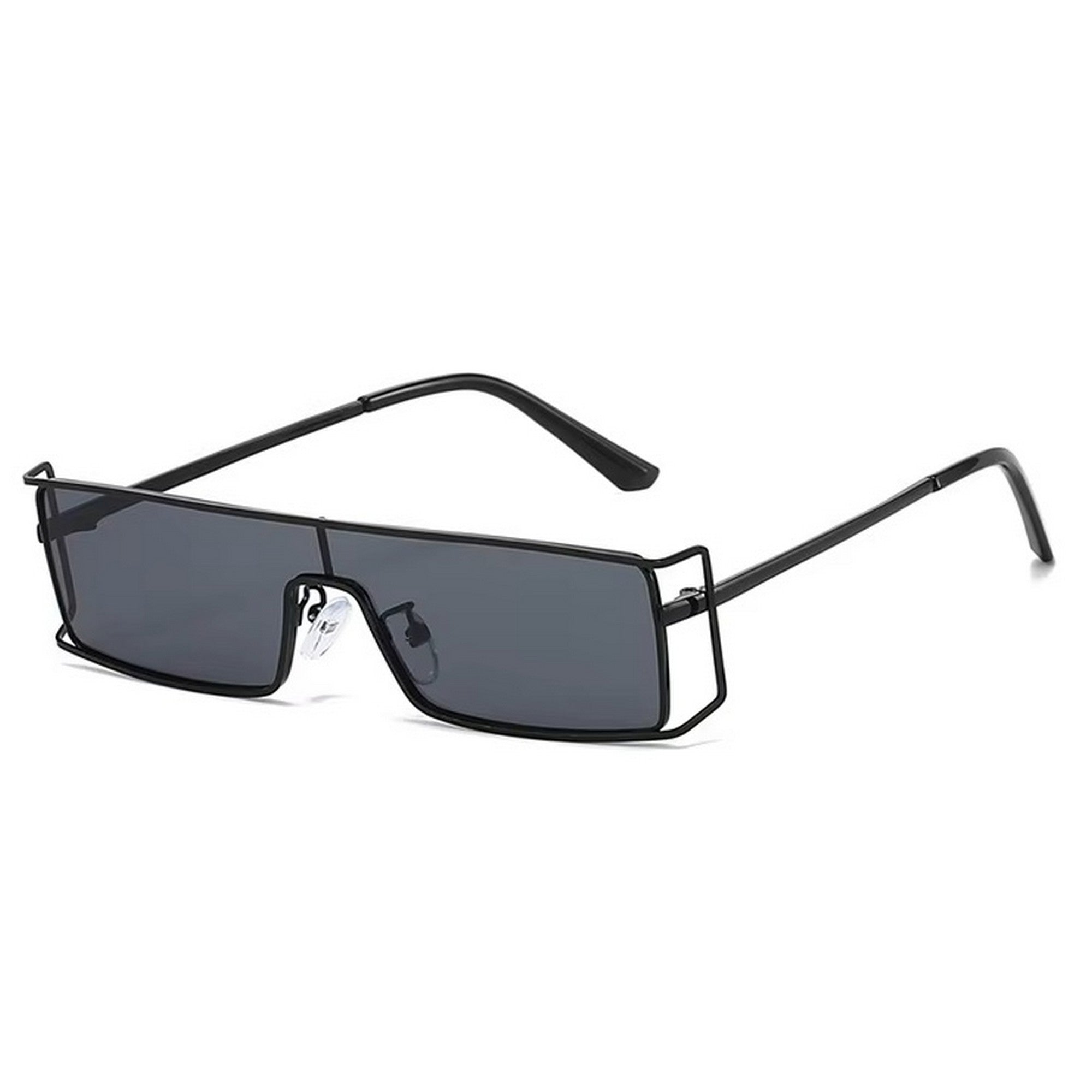 Dervin UV Protected Classic Retro Rectangular Sunglasses for Men & Women