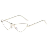 Dervin UV Protected Cat Eye Classic Retro Sunglasses for Women, Metal Frame Shades for Women
