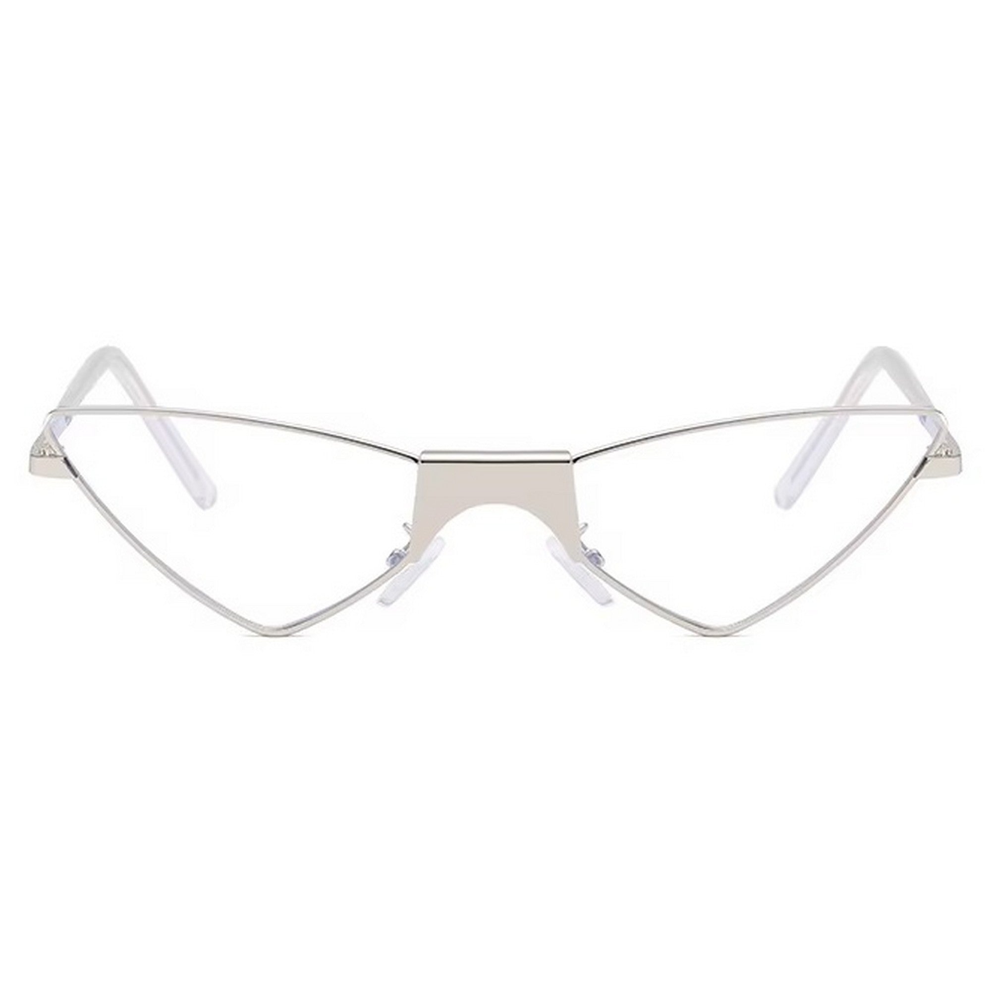 Dervin UV Protected Cat Eye Classic Retro Sunglasses for Women, Metal Frame Shades for Women