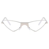 Dervin UV Protected Cat Eye Classic Retro Sunglasses for Women, Metal Frame Shades for Women