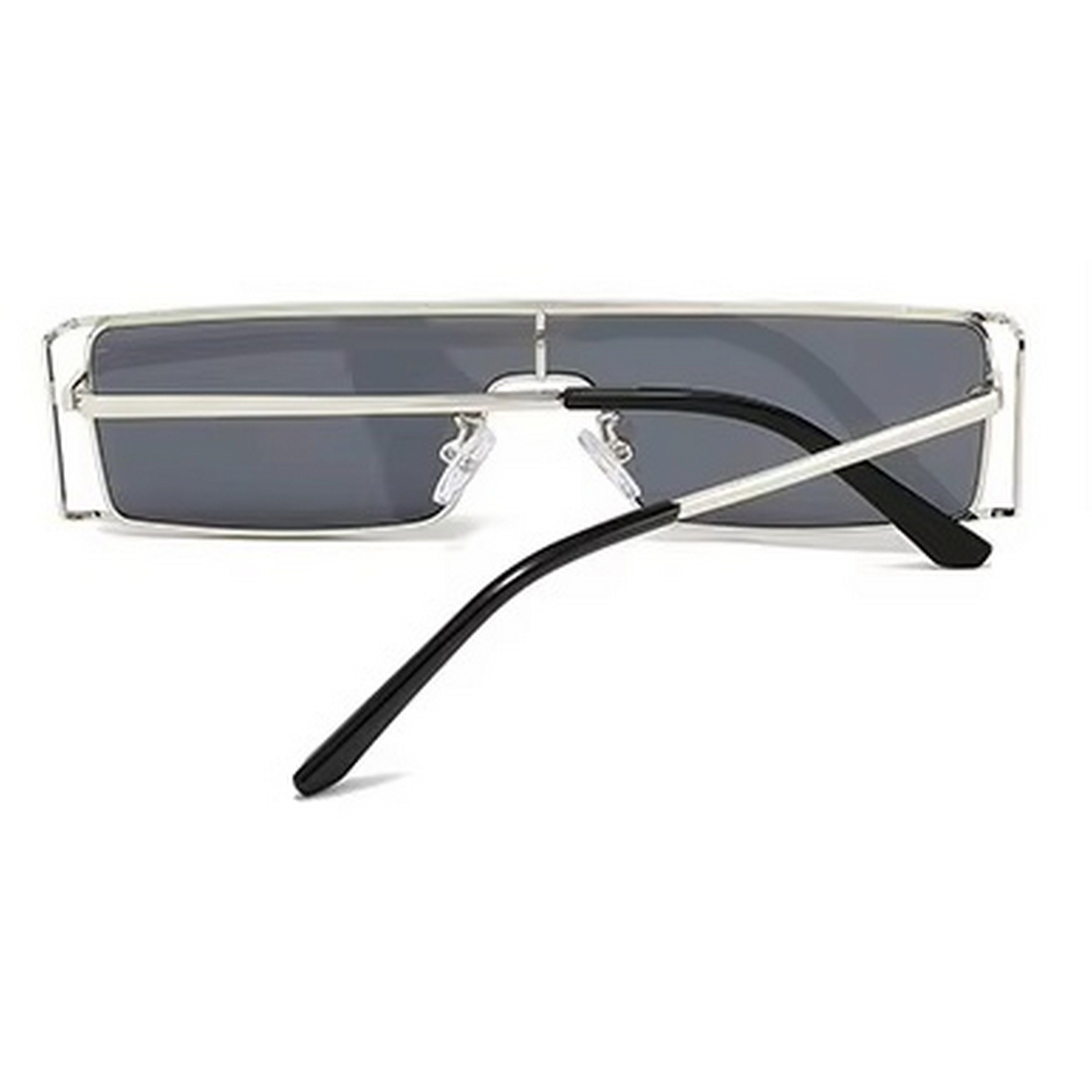 Dervin UV Protected Classic Retro Rectangular Sunglasses for Men & Women