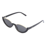 Dervin UV Protected Cat-Eye Half Frame Sunglasses for Women, Beach Travel Outdoor Sunblock for Ladies