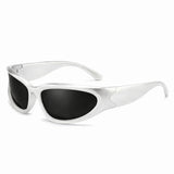 Dervin UV Protected Wraparound Y2K Sunglasses for Men & Women, Full Rim Trending & Stylish Sports Shades