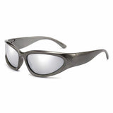 Dervin UV Protected Wraparound Y2K Sunglasses for Men & Women, Full Rim Trending & Stylish Sports Shades