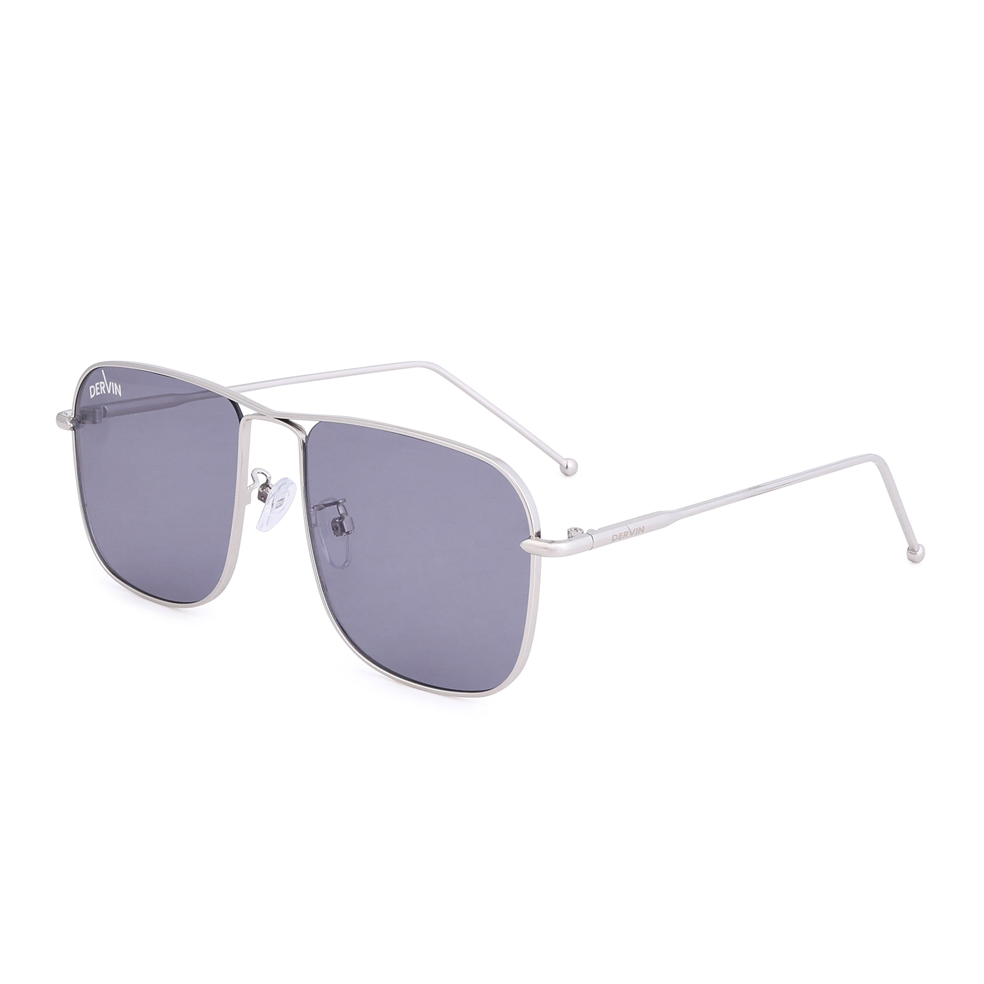 Dervin UV Protected Metal Frame Square Sunglasses for Men & Women