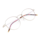 Dervin Blue Light Blocking Eyeglasses, Zero Power, Anti-Glare, Retro Round Frame, UV Protection, Blue Cut for Computer/Tablet/Laptop/Mobile
