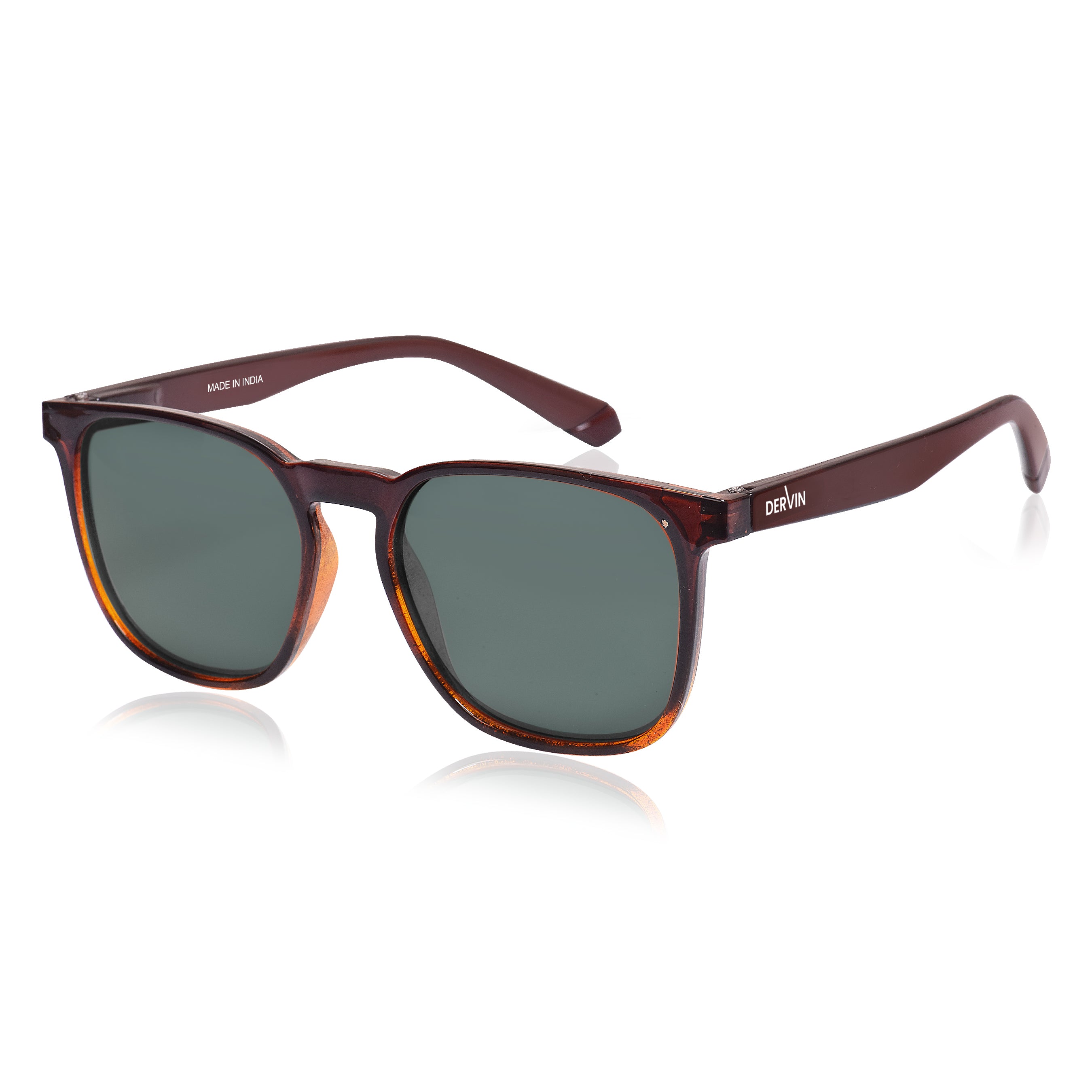 Dervin Square Polarized UV Protected Sunglasses for Men and Women