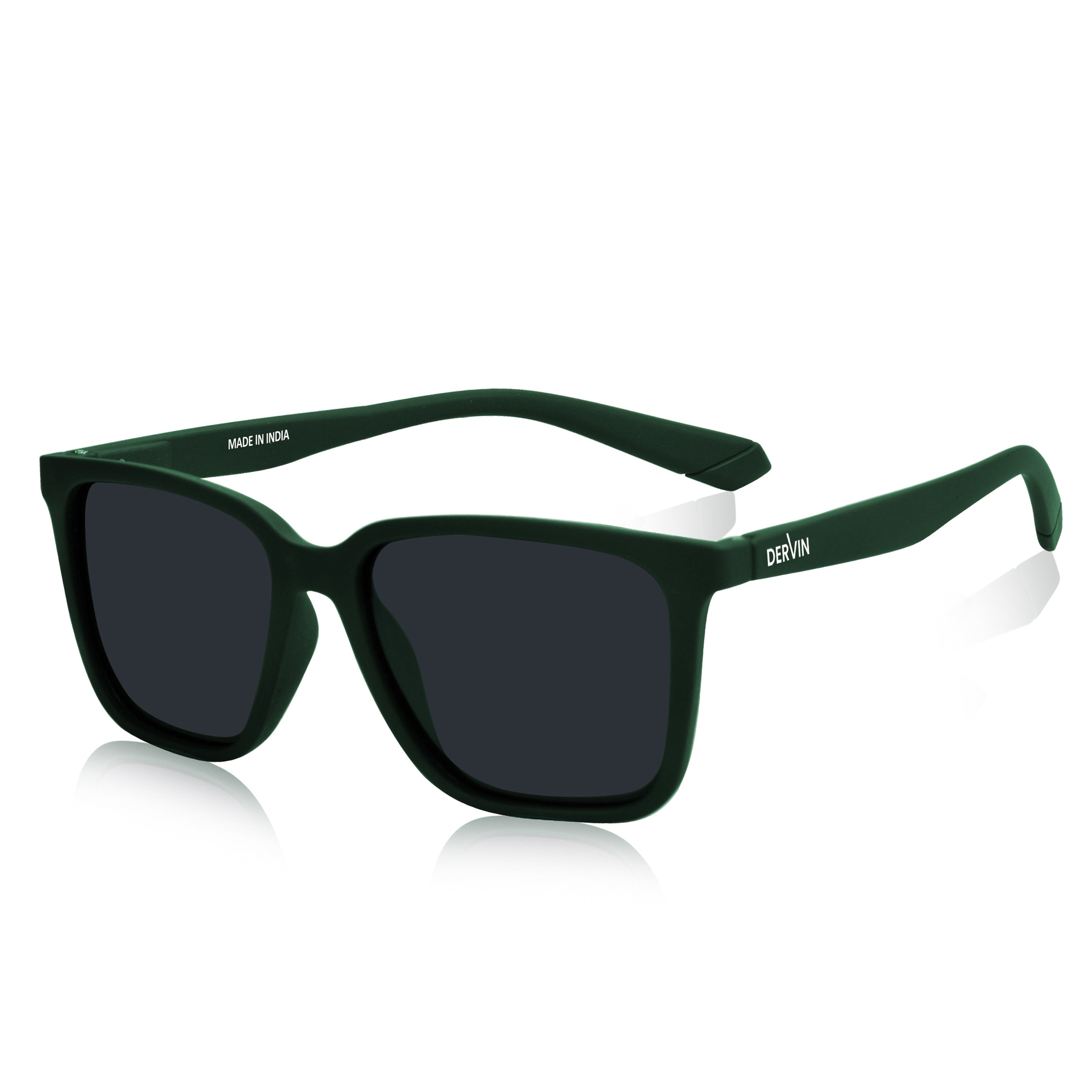 Dervin Square Polarized UV Protected Sunglasses for Men and Women