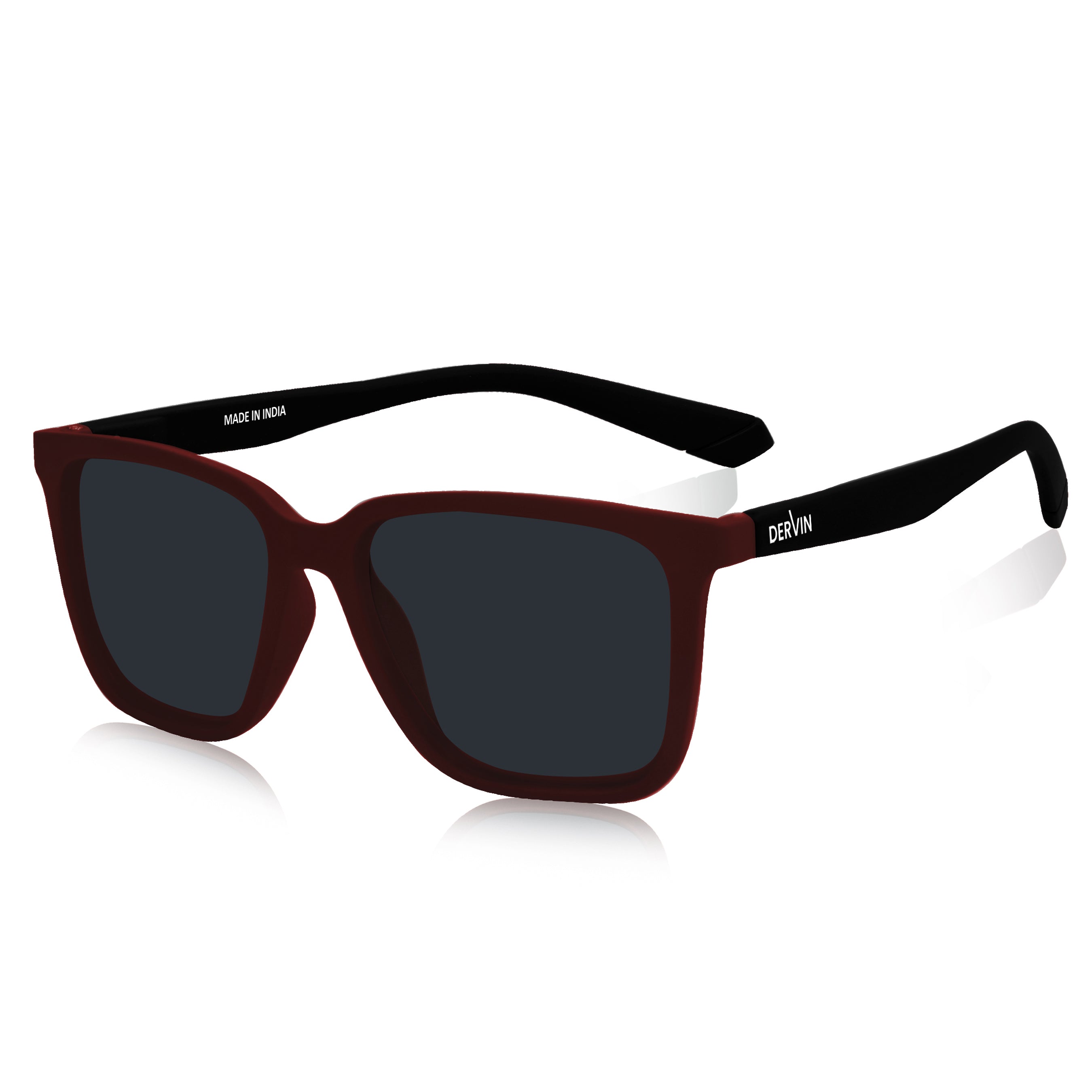 Dervin Square Polarized UV Protected Sunglasses for Men and Women