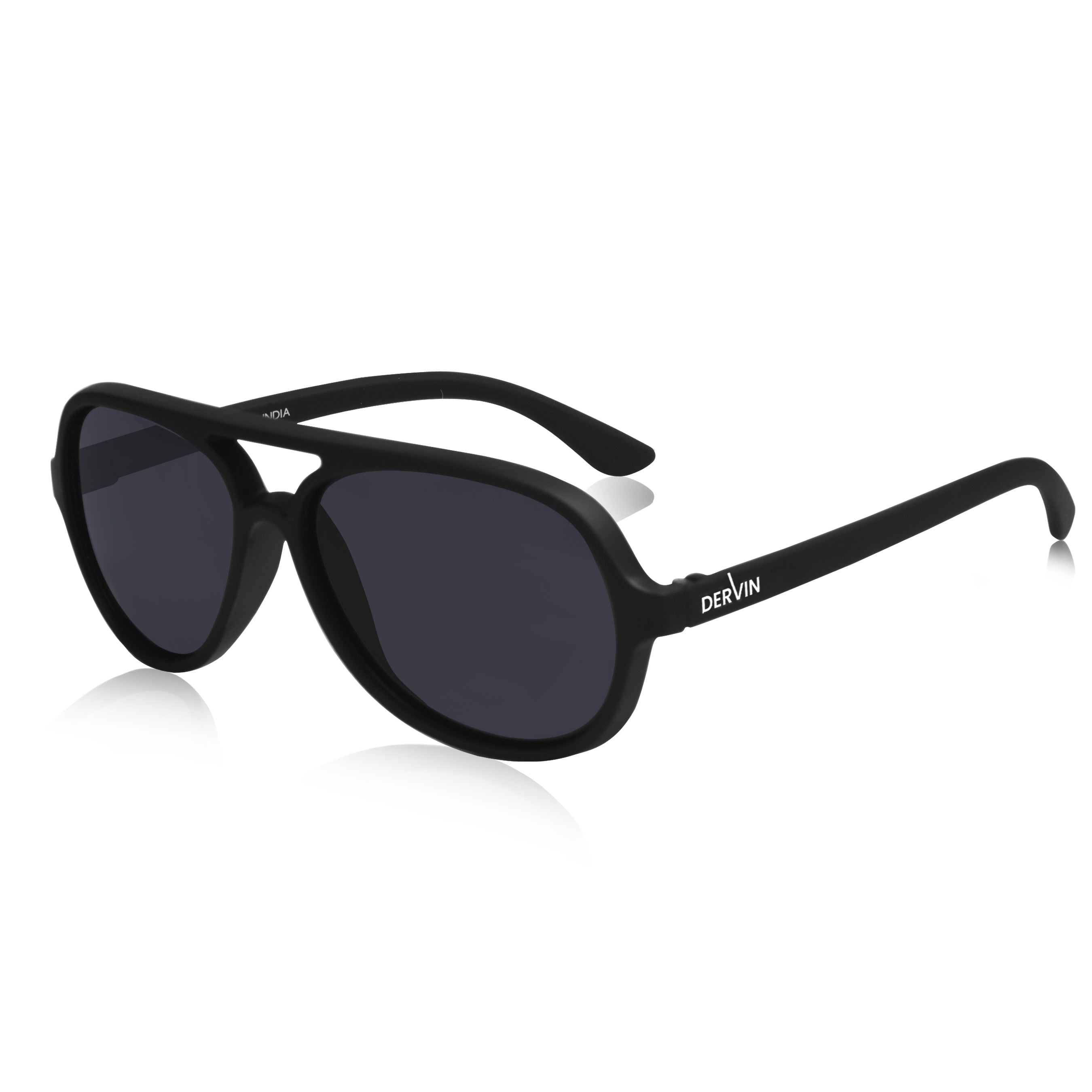 Dervin UV Protected Polarized Aviator Pilot Sunglasses for Men and Women