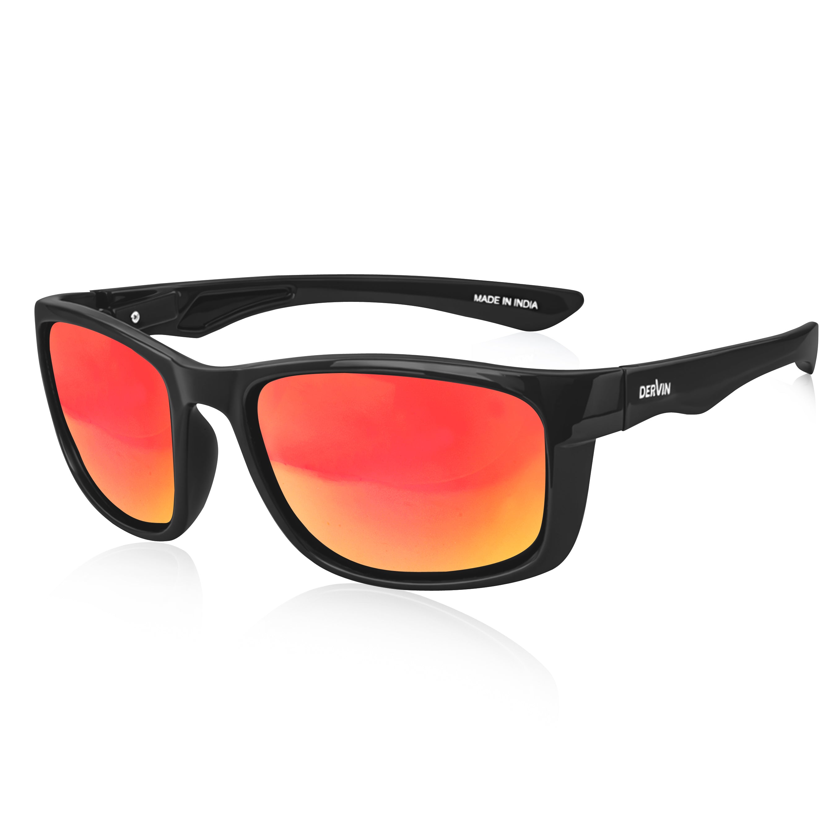 Dervin UV Protected Polarized Sports Sunglasses for Men & Women Driving Cycling Fishing Cricket