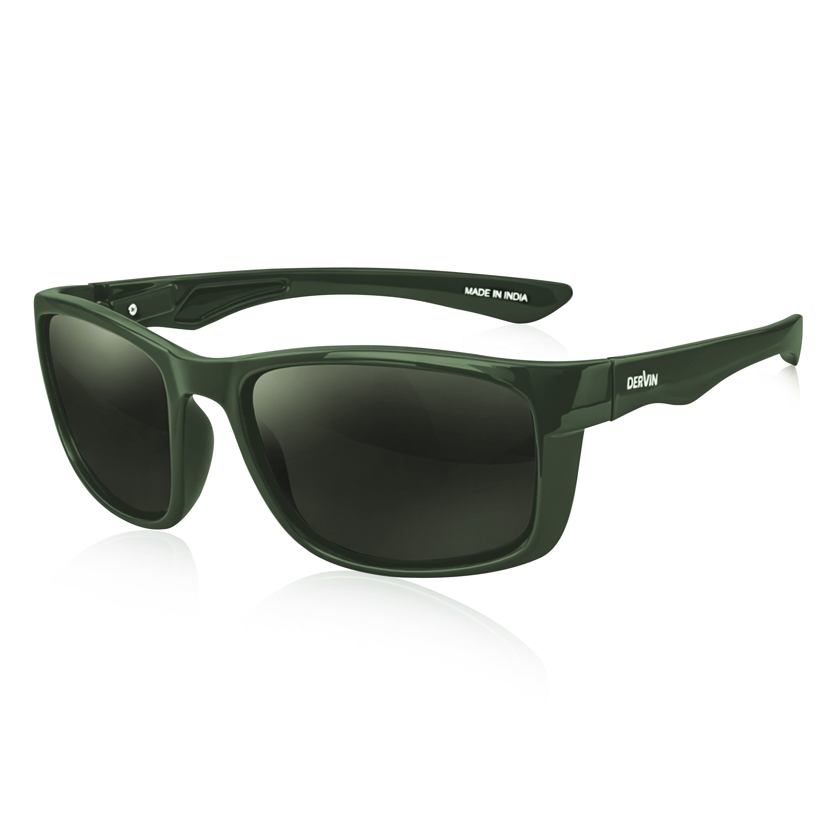 Dervin UV Protected Polarized Sports Sunglasses for Men & Women Driving Cycling Fishing Cricket