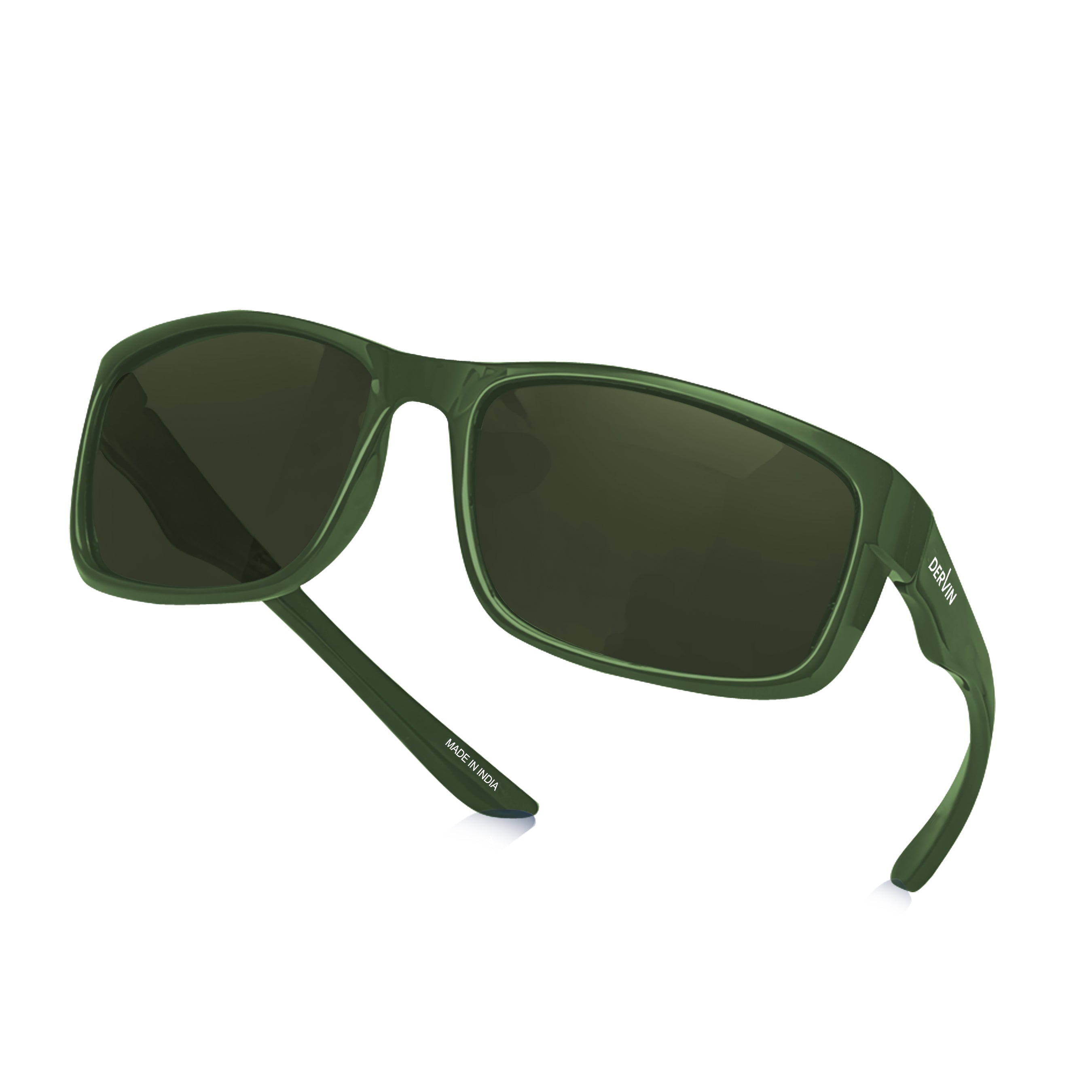 Dervin UV Protected Polarized Sports Sunglasses for Men & Women Driving Cycling Fishing Cricket