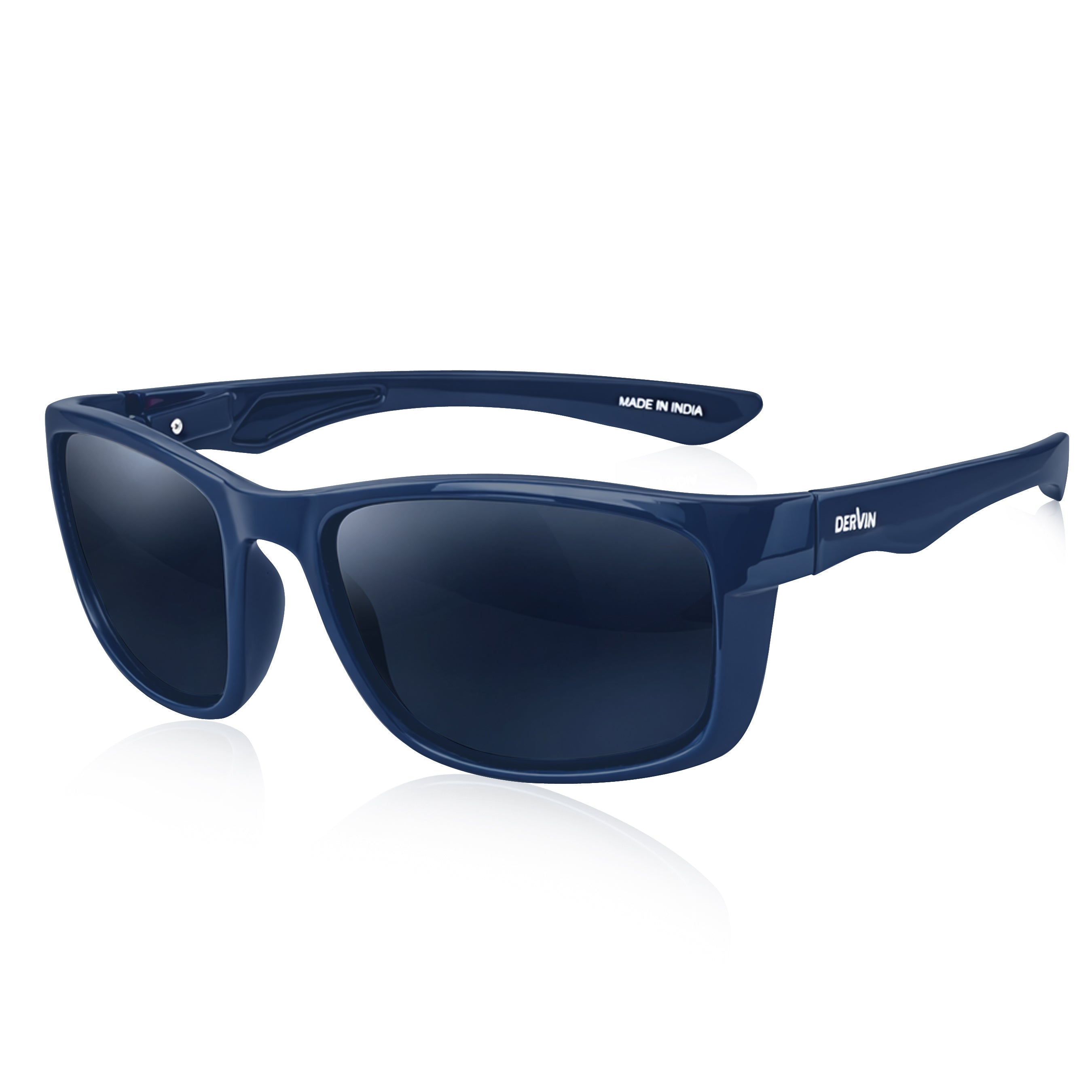 Dervin UV Protected Polarized Sports Sunglasses for Men & Women Driving Cycling Fishing Cricket