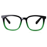 Dervin Blue Light Blocking Eyeglasses for Men & Women | Zero Power, Anti-Glare, Retro Square Frame, UV Protection | Blue Cut Glasses for Computer/Tablet/Laptop/Mobile