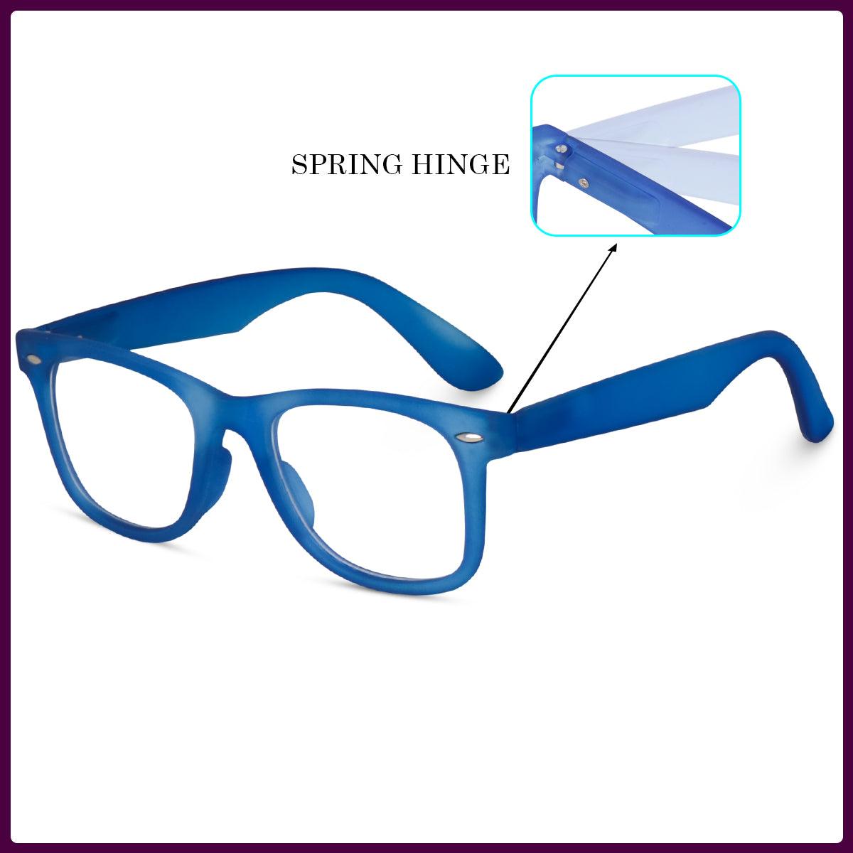 Dervin Clear Lens Square Sunglasses/Frames for Men and Women - Dervin