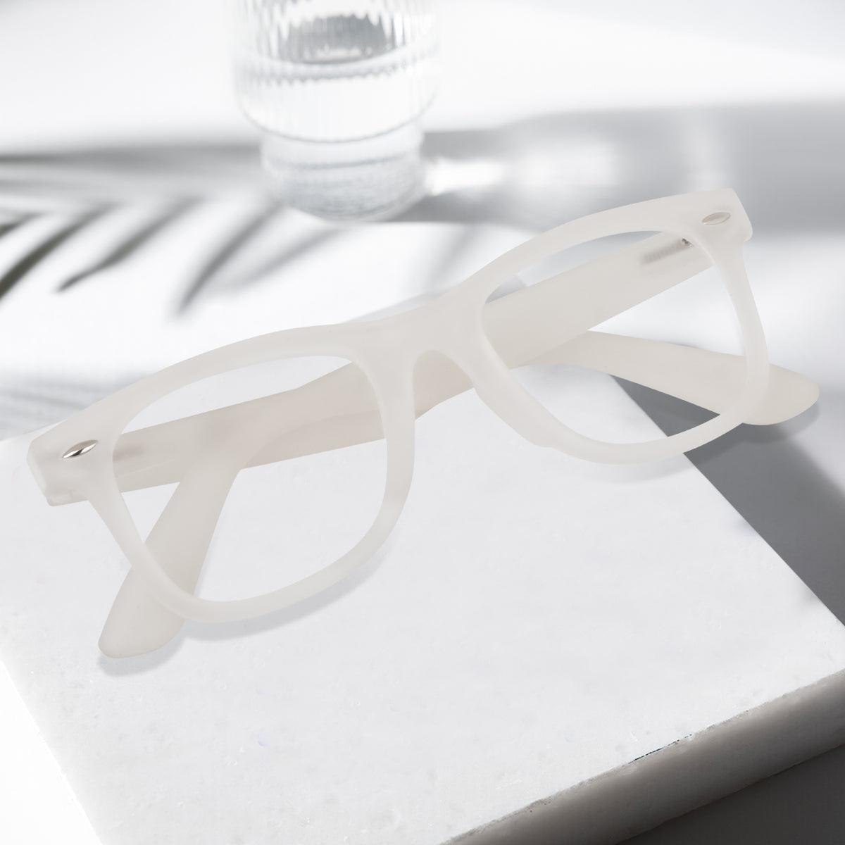 Dervin Clear Lens Square Sunglasses/Frames for Men and Women - Dervin