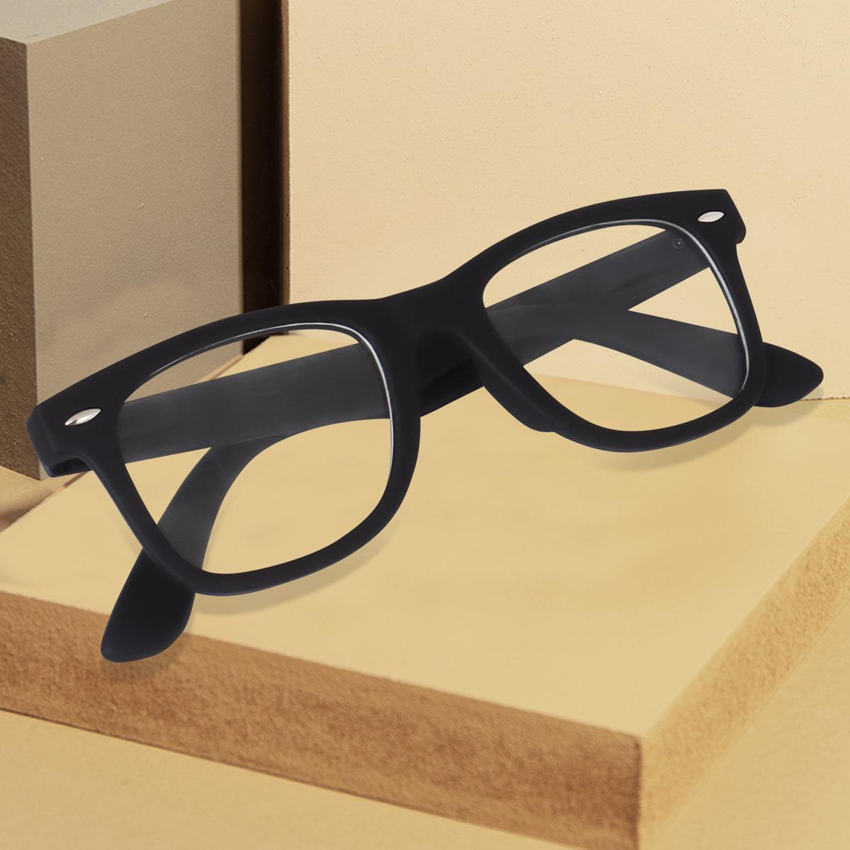 Dervin Clear Lens Square Sunglasses/Frames for Men and Women - Dervin