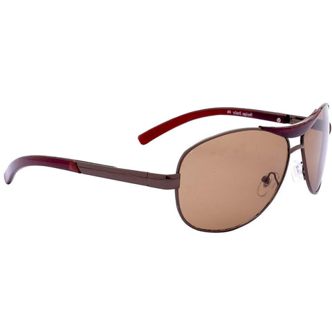 Dervin Aviator Sunglasses for Men (Brown) - Dervin