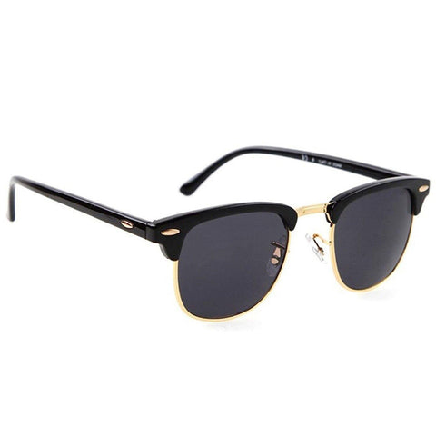 Dervin Unisex Wayfarer Sunglasses (Black) - Dervin