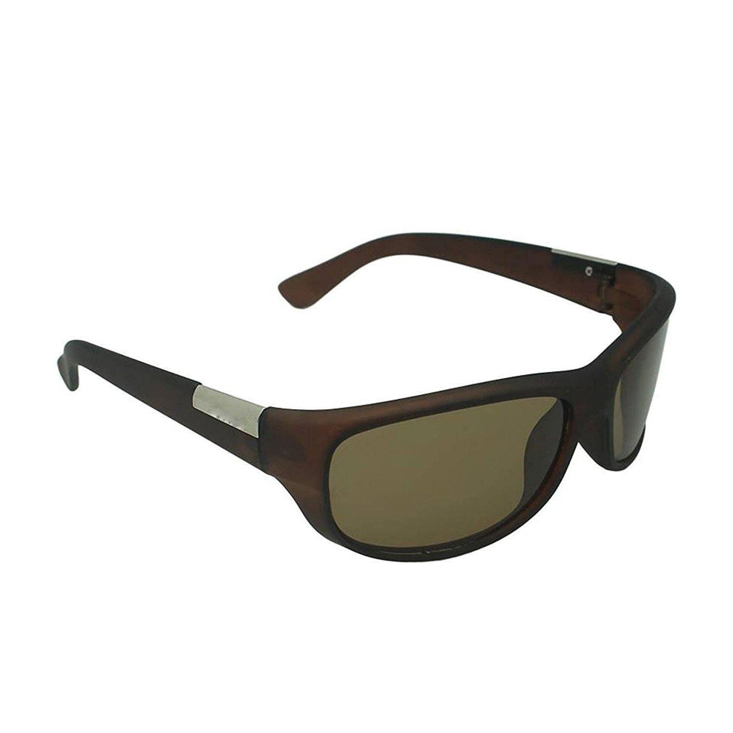 Dervin Wrap Around Unisex Sunglasses (Brown) - Dervin